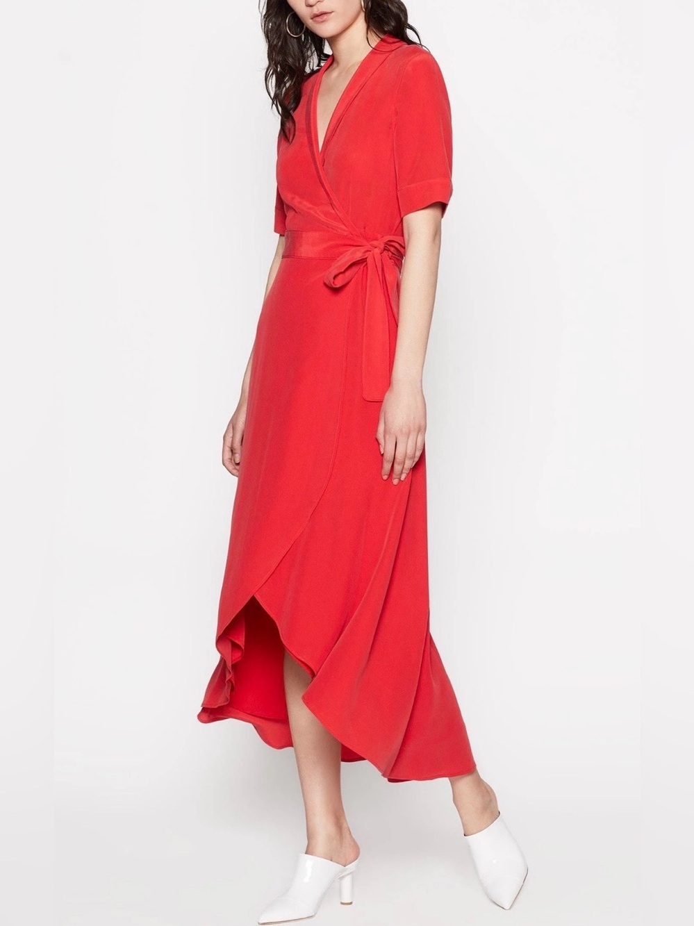 Equipment Imogene 100% Silk Wrap Dress - Size: M